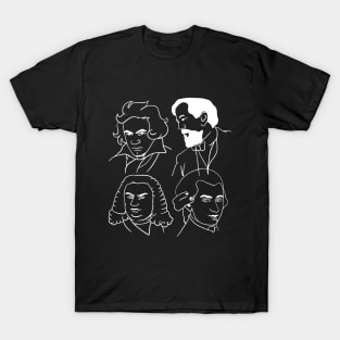 Four Composers T-Shirt